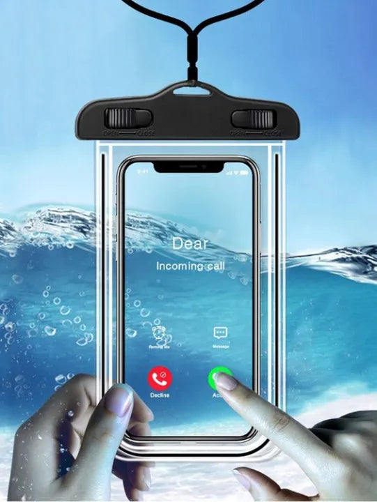 Water proof Transparent Mobile cover for Safety And Swimming Pool 1 Pc